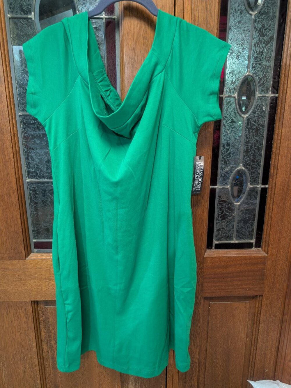 Womens Short Sleeve Off Shoulder Dress, size XLarge